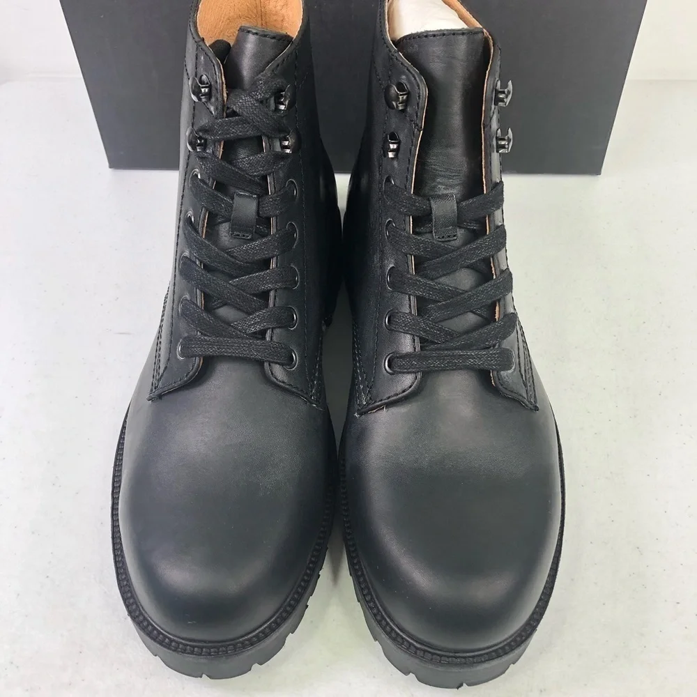 The Men’s Store Bloomingdales Pierce Plain Toe Leather Boots